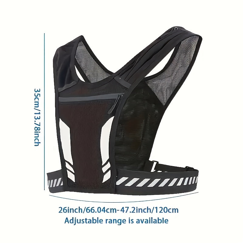 Lightweight Sports Backpack, Multifunctional Running Vest, Athletic Vest, Couples' Casual Lightweight Sports Backpack, Breathable Mesh Sports Backpack, Marathon Sports Vest | Hydration Bladder Backpack, Water Bottle Backpack Waist Pack with Phone