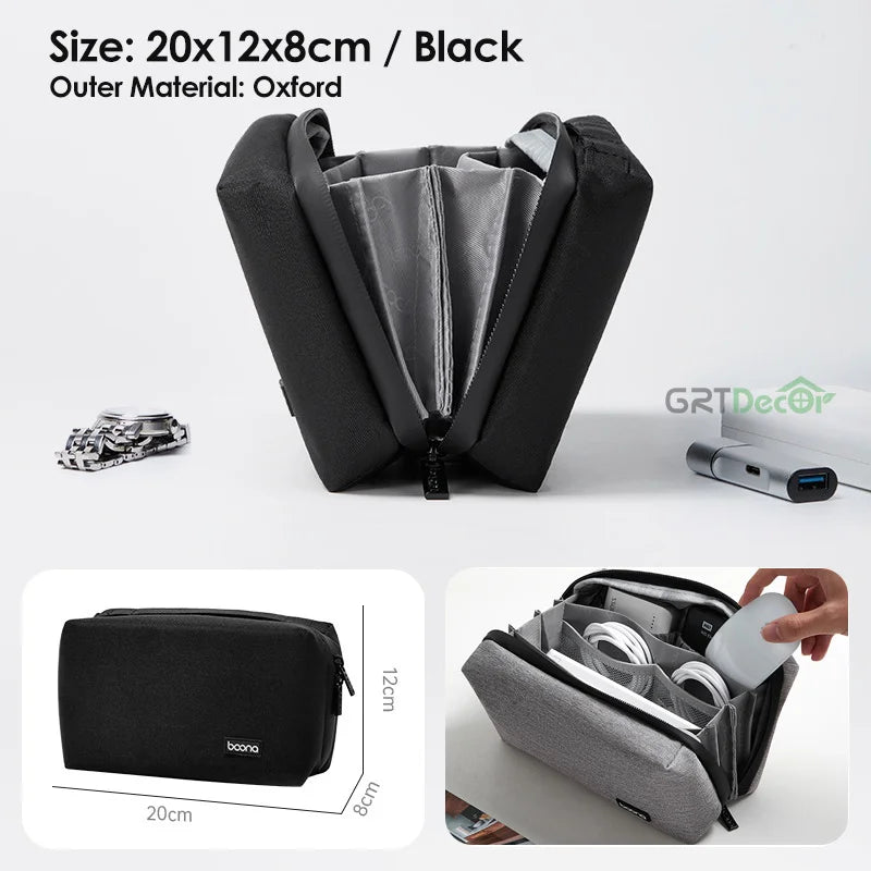 Sleek Digital Storage Bag for Travel & Adventure