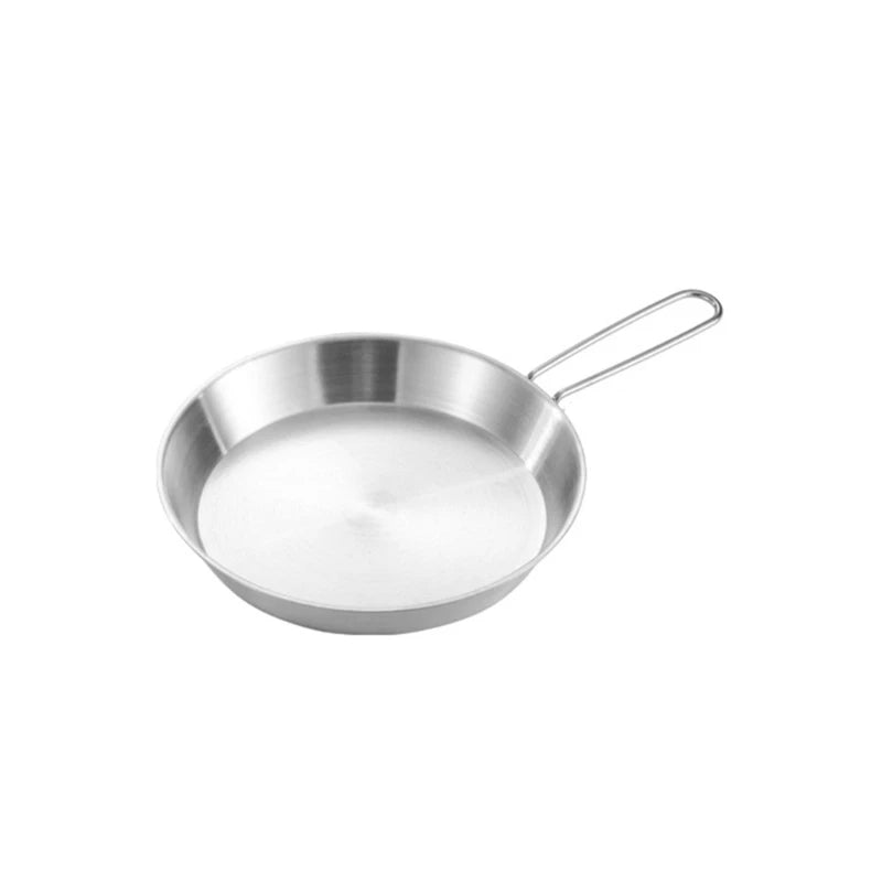 Compact Stainless Steel Nonstick Frying Pan Set