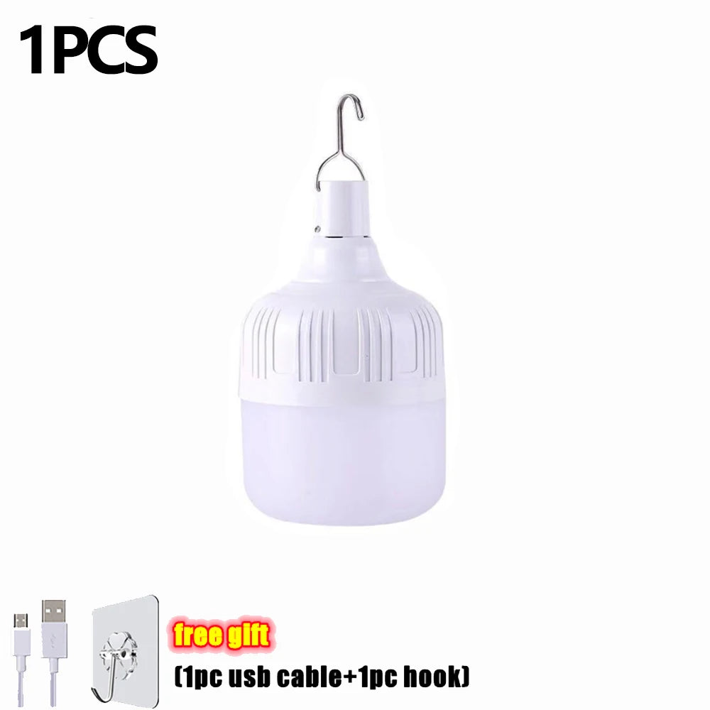 Portable LED Lantern USB Rechargeable Outdoor Light