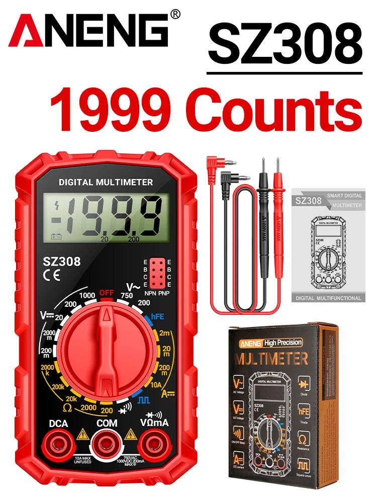 ANENG Digital Multimeter with Square Wave Function