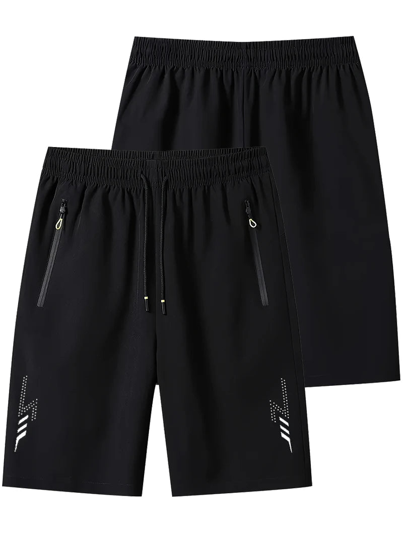 Gym Shorts Men Summer Quick Dry Training Shorts Fitness Drawstring Lightweight Athletic Sweatpants Workout Bottoms Running Wear