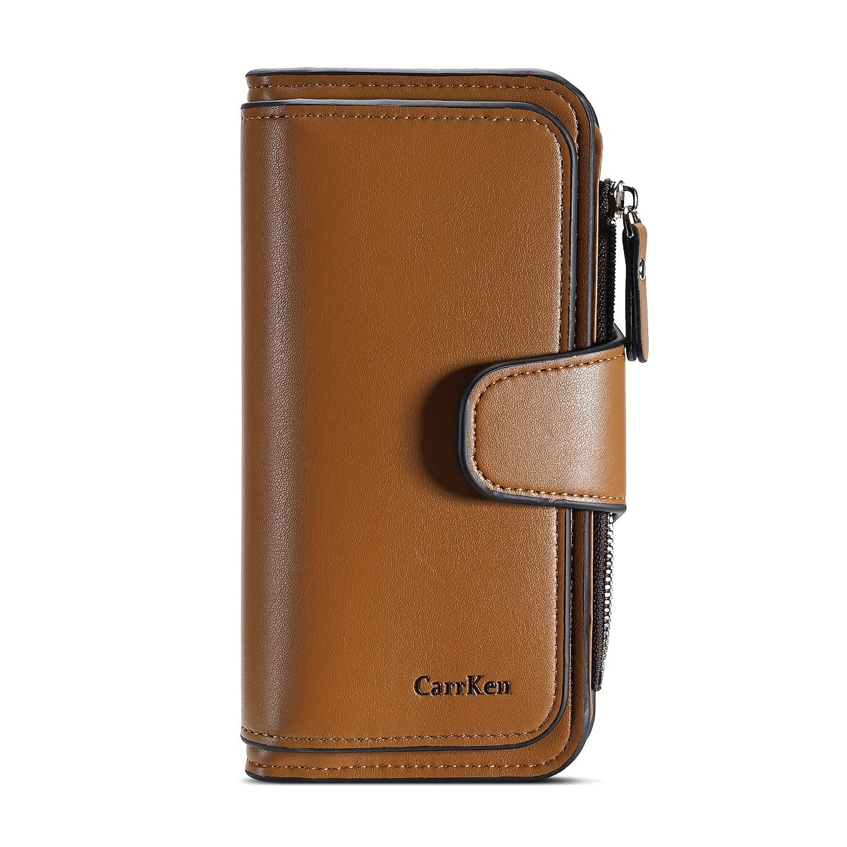 Carteira curta retro minimalista, bolsa de cor sólida para cartões de crédito, carteira com várias ranhuras para cartões