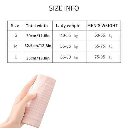 1pc Unisex Sports Waist Pack, Seamless Knit Polyamide Fabric, Breathable, Non-Shake, High Elasticity, Multi-Functional Running Fitness Belt with Braided Embellishment