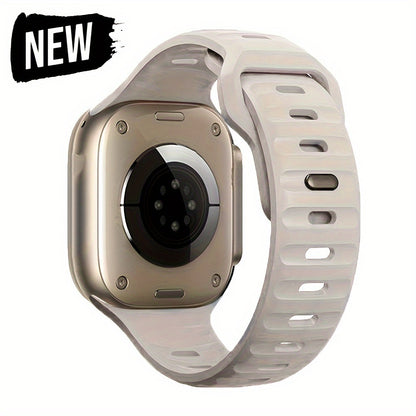Soft Replacement Strap for apple Watch Series 9 8 7 6 5 4 3 2 1 SE: Breathable Sport Band 45mm 41mm 44mm 40mm 49mm 42mm 38mm for iWatch Ultra 2 for Men & Women