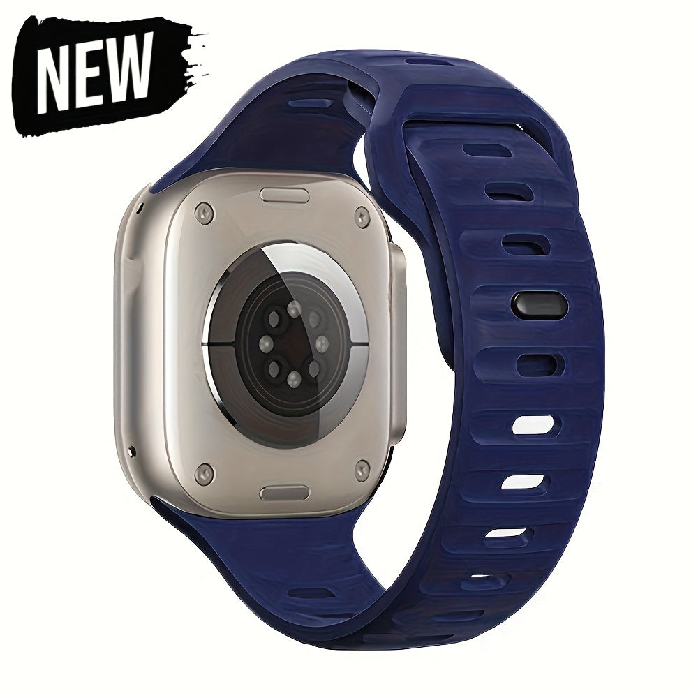 Soft Replacement Strap for apple Watch Series 9 8 7 6 5 4 3 2 1 SE: Breathable Sport Band 45mm 41mm 44mm 40mm 49mm 42mm 38mm for iWatch Ultra 2 for Men & Women