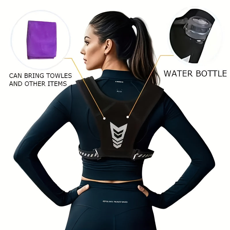 Lightweight Sports Backpack, Multifunctional Running Vest, Athletic Vest, Couples' Casual Lightweight Sports Backpack, Breathable Mesh Sports Backpack, Marathon Sports Vest | Hydration Bladder Backpack, Water Bottle Backpack Waist Pack with Phone