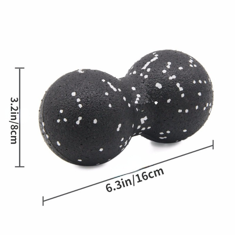 Lacrosse Myofascia Ball Peanut Massage Ball Myofascia Massage High Density Lightweight Exercise Yoga