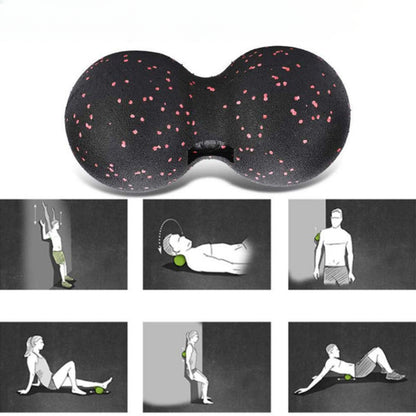 Lacrosse Myofascia Ball Peanut Massage Ball Myofascia Massage High Density Lightweight Exercise Yoga