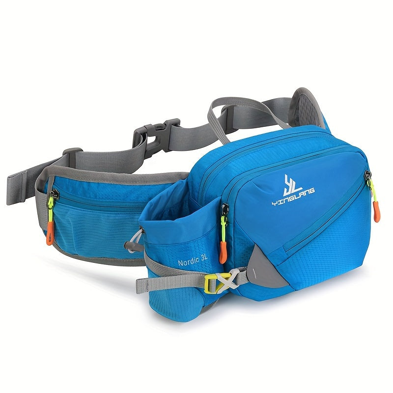 Sports Water Bottle Waist Bag Men's Running Pack Women's Multifunctional Outdoor Hiking Hip Bag Mobile Phone Bag Marathon Equipment