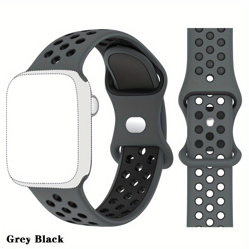 Suitable for Apple Watch Sports Strap 49mm 41mm 40mm 38mm 45mm 44mm 42mm for Men And Women, for iWatch Ultra SE Series Durable And Breathable Soft Wristband