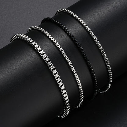 A Set of 4 Minimalist And Stylish Stainless Steel Bracelets for Men, Perfect for Gifting to a Boyfriend for Dates Or Everyday Wear.