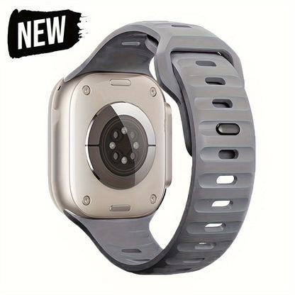 Soft Replacement Strap for apple Watch Series 9 8 7 6 5 4 3 2 1 SE: Breathable Sport Band 45mm 41mm 44mm 40mm 49mm 42mm 38mm for iWatch Ultra 2 for Men & Women