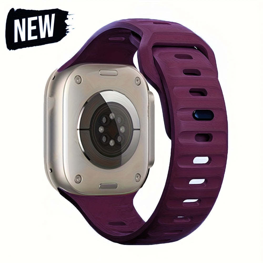 Soft Replacement Strap for apple Watch Series 9 8 7 6 5 4 3 2 1 SE: Breathable Sport Band 45mm 41mm 44mm 40mm 49mm 42mm 38mm for iWatch Ultra 2 for Men & Women