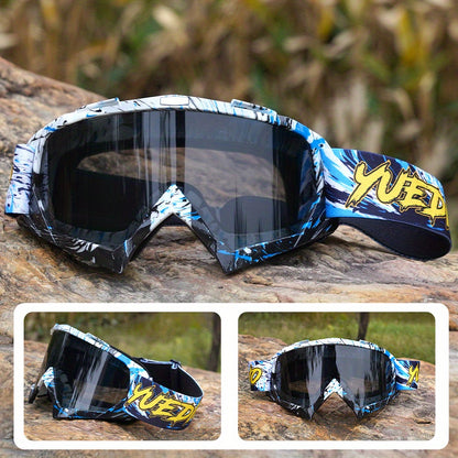 Óculos Desportivos Outdoor YUEDIO - Lentes de PC de Alta Qualidade, Anti-Embaciamento e Resistentes a Riscos, Alça Ajustável, Ideal para Esqui, Ciclismo, Caminhadas, Corrida