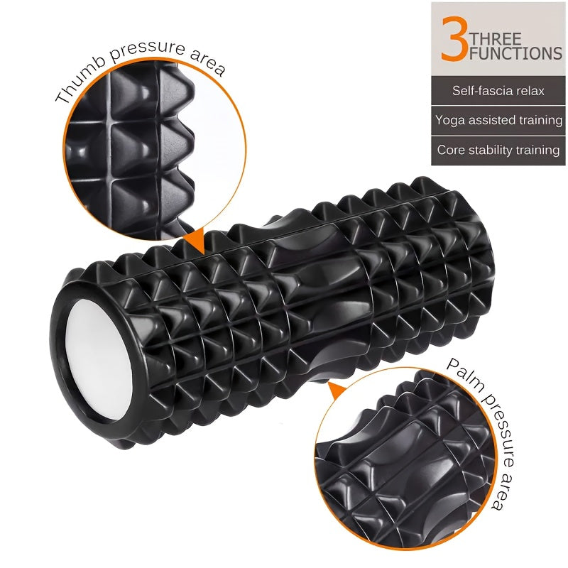 A Massage Roller for Yoga, Pilates, And Back Exercises. This Fitness Massage Stick Is a Workout Accessory That Enhances Mobility, And This Mini Foam Back Massage Roller Is Perfect for Pilates, Yoga, And Gym Training!