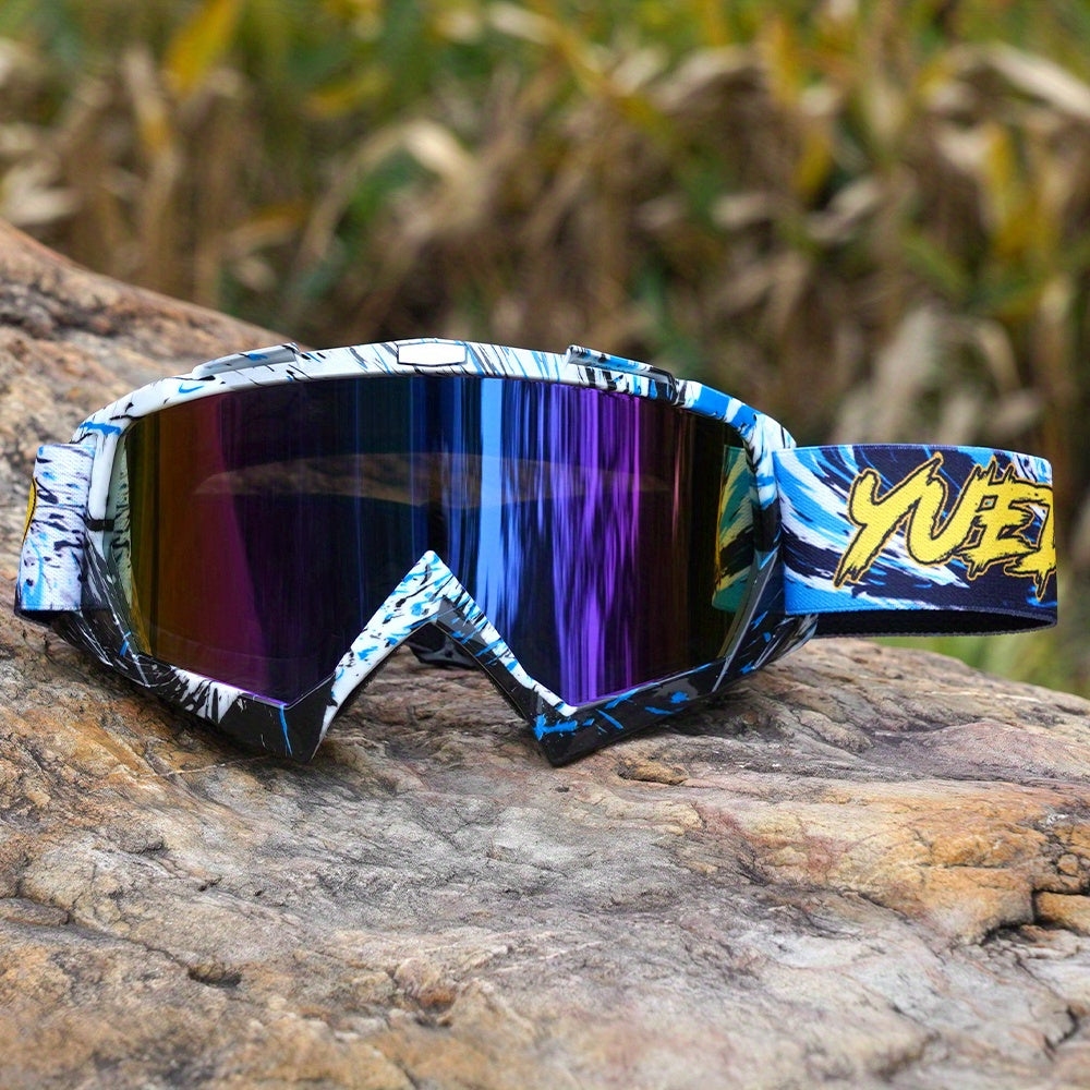 Óculos Desportivos Outdoor YUEDIO - Lentes de PC de Alta Qualidade, Anti-Embaciamento e Resistentes a Riscos, Alça Ajustável, Ideal para Esqui, Ciclismo, Caminhadas, Corrida