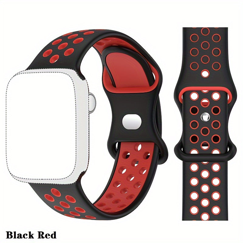 Suitable for Apple Watch Sports Strap 49mm 41mm 40mm 38mm 45mm 44mm 42mm for Men And Women, for iWatch Ultra SE Series Durable And Breathable Soft Wristband