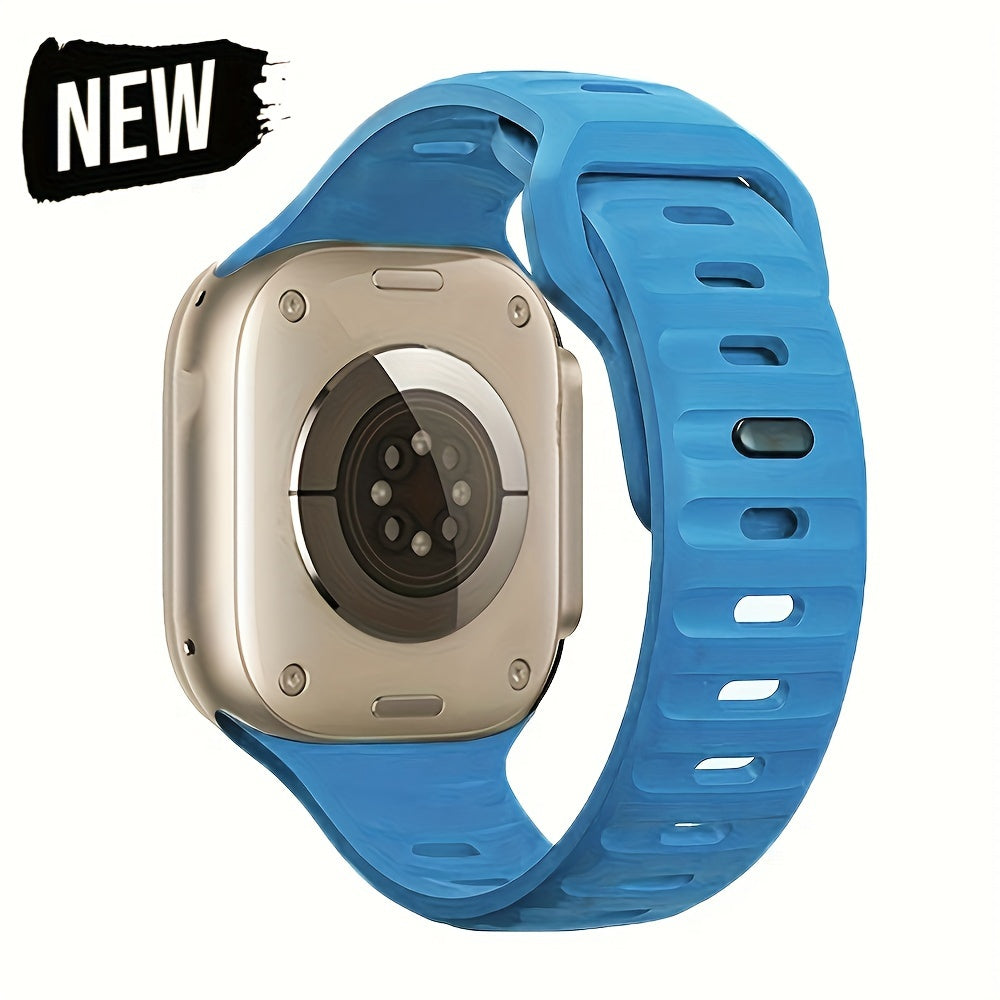 Soft Replacement Strap for apple Watch Series 9 8 7 6 5 4 3 2 1 SE: Breathable Sport Band 45mm 41mm 44mm 40mm 49mm 42mm 38mm for iWatch Ultra 2 for Men & Women