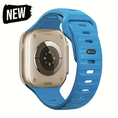 Soft Replacement Strap for apple Watch Series 9 8 7 6 5 4 3 2 1 SE: Breathable Sport Band 45mm 41mm 44mm 40mm 49mm 42mm 38mm for iWatch Ultra 2 for Men & Women