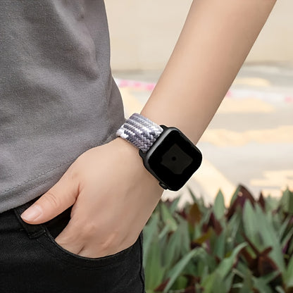 Nylon Elastic Braided Solo Loop Stretchy Straps Elastic Sport Wristbands for Apple Watch Band 44mm 45mm 49mm 40mm 41mm 38mm 42mm Nylon Snap Bracelet for iWatch Ultra 2 Series 9 8 7 6 5 4 3 2 1 SE Strap S9 S8 S7 S6 S5 S4 S3 for Women Men