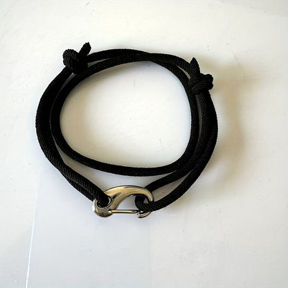 Extremely simple rope bracelet Double adjustable boyfriend gift outdoor