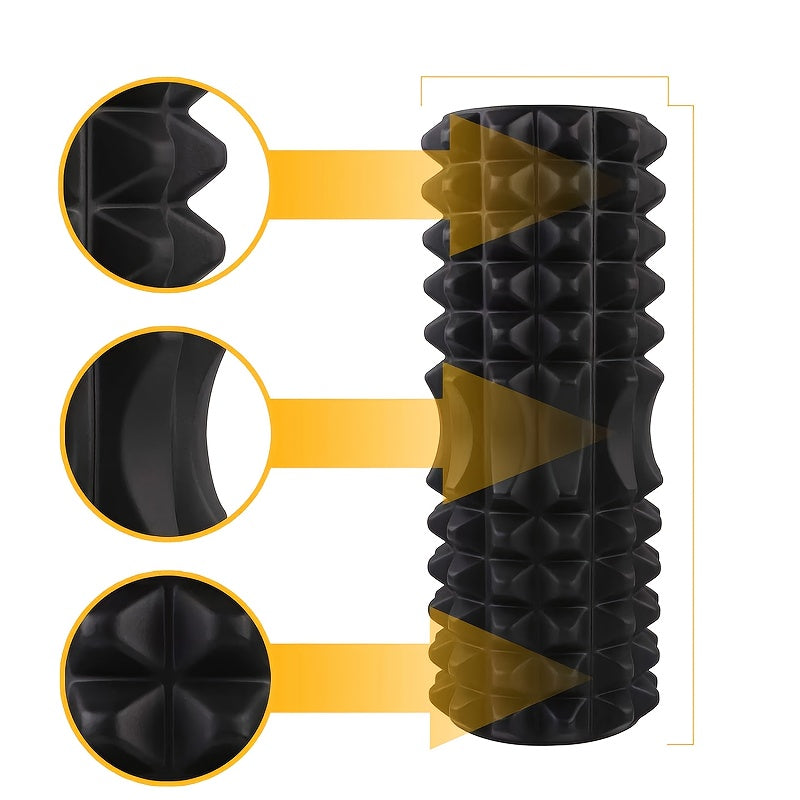 A Massage Roller for Yoga, Pilates, And Back Exercises. This Fitness Massage Stick Is a Workout Accessory That Enhances Mobility, And This Mini Foam Back Massage Roller Is Perfect for Pilates, Yoga, And Gym Training!