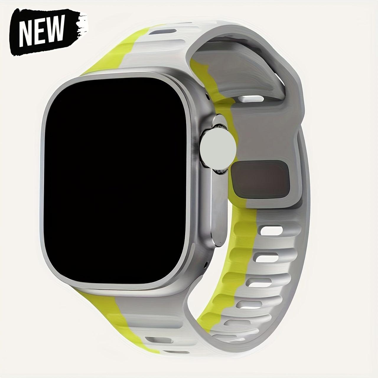 Soft Replacement Strap for apple Watch Series 9 8 7 6 5 4 3 2 1 SE: Breathable Sport Band 45mm 41mm 44mm 40mm 49mm 42mm 38mm for iWatch Ultra 2 for Men & Women