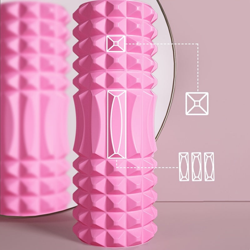 A Massage Roller for Yoga, Pilates, And Back Exercises. This Fitness Massage Stick Is a Workout Accessory That Enhances Mobility, And This Mini Foam Back Massage Roller Is Perfect for Pilates, Yoga, And Gym Training!