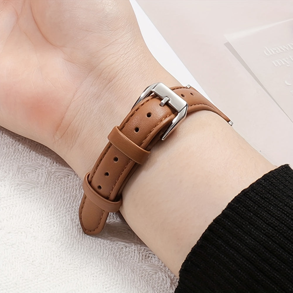 Ultra-thin Synthetic Leather strap for Apple Watch strap,38mm,40mm,41mm,42mm,44mm,45mm, 46mm,49mm,superfiber PU Synthetic Leather,for iWatch series 11/10/9/8/7/6/5/4/3/2/1/Ultra/SE