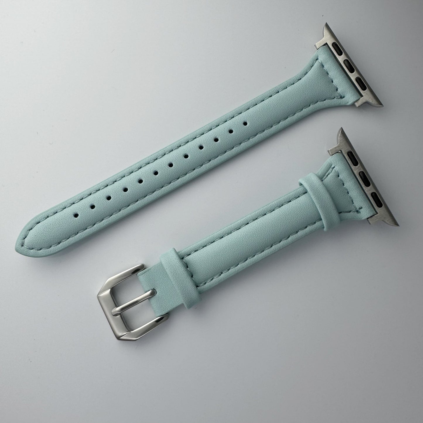 Ultra-thin Synthetic Leather strap for Apple Watch strap,38mm,40mm,41mm,42mm,44mm,45mm, 46mm,49mm,superfiber PU Synthetic Leather,for iWatch series 11/10/9/8/7/6/5/4/3/2/1/Ultra/SE