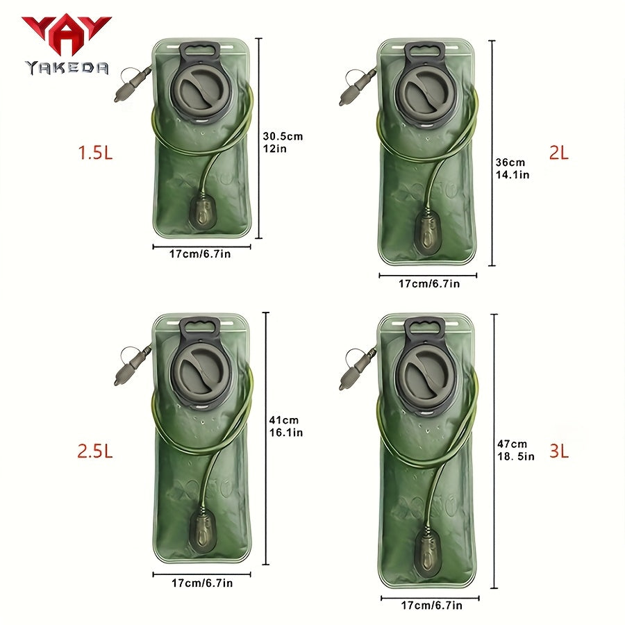 YAKEDA Quick Disconnect Water Bladder Version 1.5L-3L Water Bladder Travel Backpack Water Bladder BPA-Free Water Bladder Camping Cycling Running Water Bladder, Hydration Backpack, Hydration Vest, Hydration Vest Running Women, Hydration Backpack for Men, Outdoor Hydration, Cycling Accessories, Lightweight Bladder, Portable Water Carrier, Highquality Bladder, Durable Construction, Hydration Reservoir, Quickrelease Bladder, Outdoor Enthusiasts