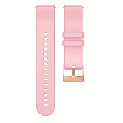 18Mm Silicone Smart Watch Strap, an Elegant Silicone Replacement Band Suitable for Huawei GT5 41Mm, GT4 41Mm, Smart Watch 1, Honor S1, Xiaomi Watch, And Compatible with for garmin Vivomove 3S, Vivoactive 4S, Fossil Gen 4 Q Venture HR.