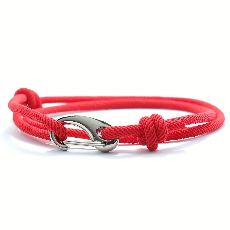 Extremely simple rope bracelet Double adjustable boyfriend gift outdoor