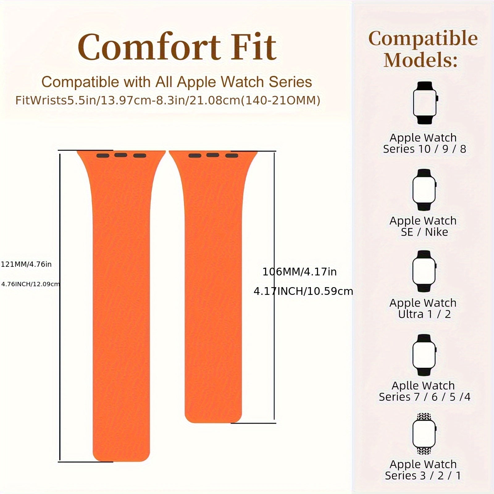 The magnetic watch strap is suitable for the new magnetic strap of the Apple Watch series Ultra11/10/9/8/7 SE 6/5/4/3/2/1, compatible with the 38/40/41/42/44/45/46/49mm Men's and Women's creative spring/summer sports strap