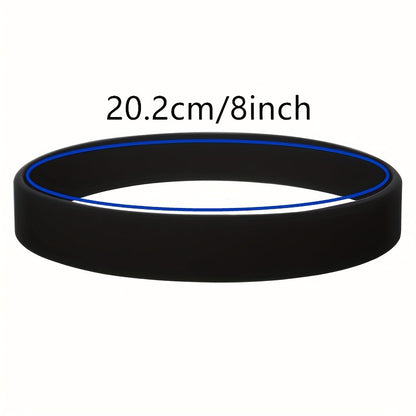 1pc of Silicone Wristbands That Say 'Never Give Up'