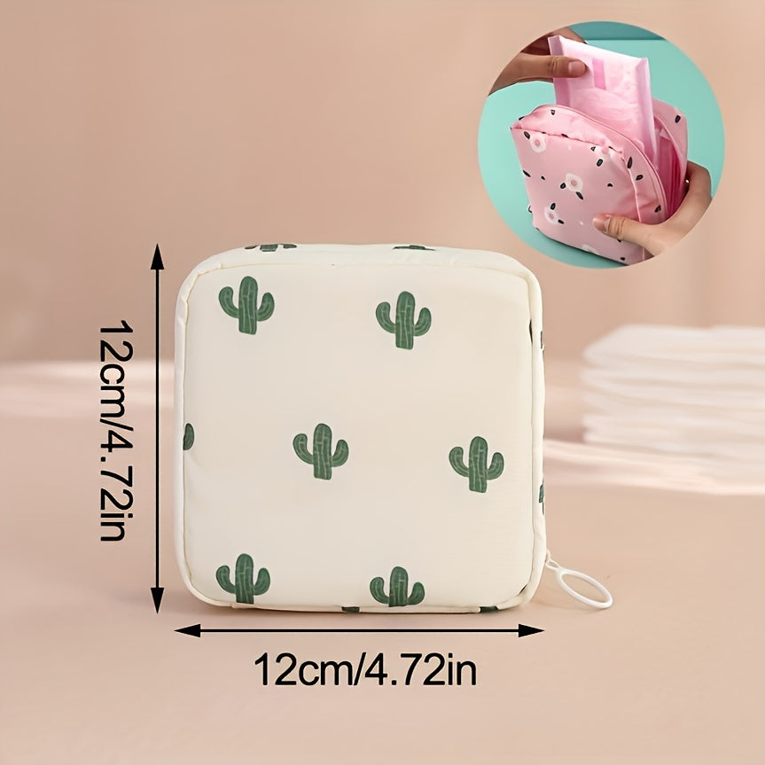Creative Minimalist Sanitary Pad Storage Bag, Multifunctional Travel Pouch for Makeup Bag, Toiletry Bag, Lipstick Case, Key Holder, Cable Organizer, Cosmetic Organizer Box, Ideal Gift Choice