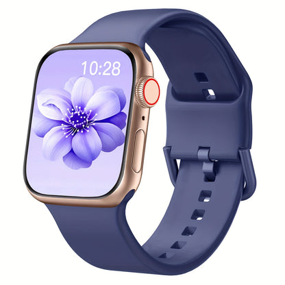 Sport Band Compatible with Apple Watch Bands 49mm 46mm 45mm 44mm 42mm 41mm 40mm 38mm, Soft Wristbands Replacement Strap with Classic Clasp for iWatch Series SE 11 10 9 8 7 6 5 4 3 2 1 Ultra3/2/1 for Women Men