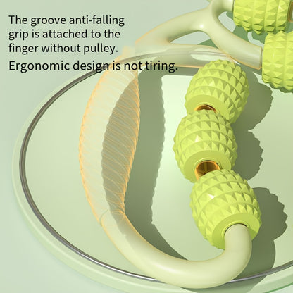 29 Roller Leg Massagers, Muscle Rollers, Made of Durable ABS Material, Green, Multifunctional Fitness Equipment, a Must-Have for Home.