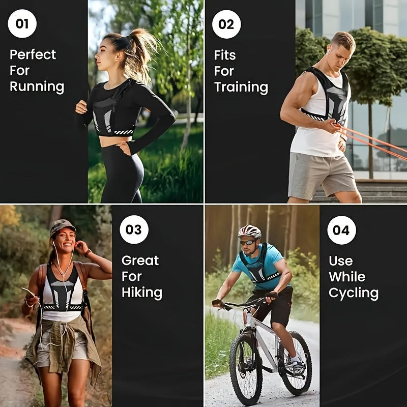 Lightweight Sports Backpack, Multifunctional Running Vest, Athletic Vest, Couples' Casual Lightweight Sports Backpack, Breathable Mesh Sports Backpack, Marathon Sports Vest | Hydration Bladder Backpack, Water Bottle Backpack Waist Pack with Phone