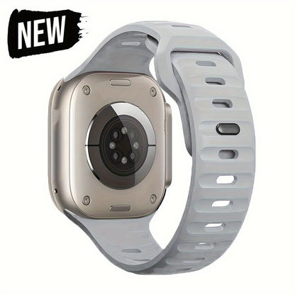 Soft Replacement Strap for apple Watch Series 9 8 7 6 5 4 3 2 1 SE: Breathable Sport Band 45mm 41mm 44mm 40mm 49mm 42mm 38mm for iWatch Ultra 2 for Men & Women