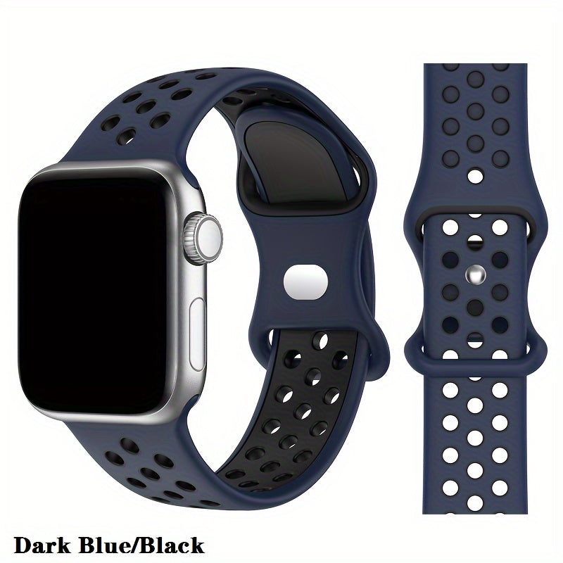Suitable for Apple Watch Sports Strap 49mm 41mm 40mm 38mm 45mm 44mm 42mm for Men And Women, for iWatch Ultra SE Series Durable And Breathable Soft Wristband
