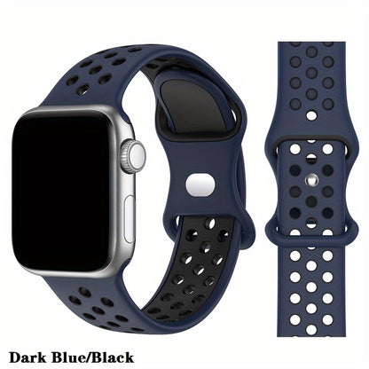 Suitable for Apple Watch Sports Strap 49mm 41mm 40mm 38mm 45mm 44mm 42mm for Men And Women, for iWatch Ultra SE Series Durable And Breathable Soft Wristband