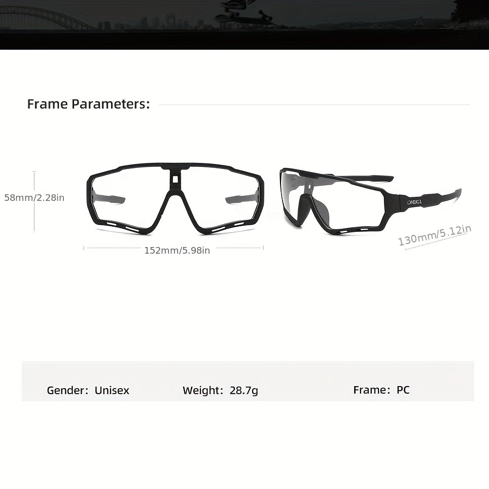 Óculos de moda unissexo OMEKOL - Estrutura de PC com armação completa e lentes de gradiente roxo e azul, leves e duráveis para homens e mulheres, perfeitos para uso casual ou formal, óculos de moda, óculos modernos, lentes de alta qualidade, lentes de padel para homens