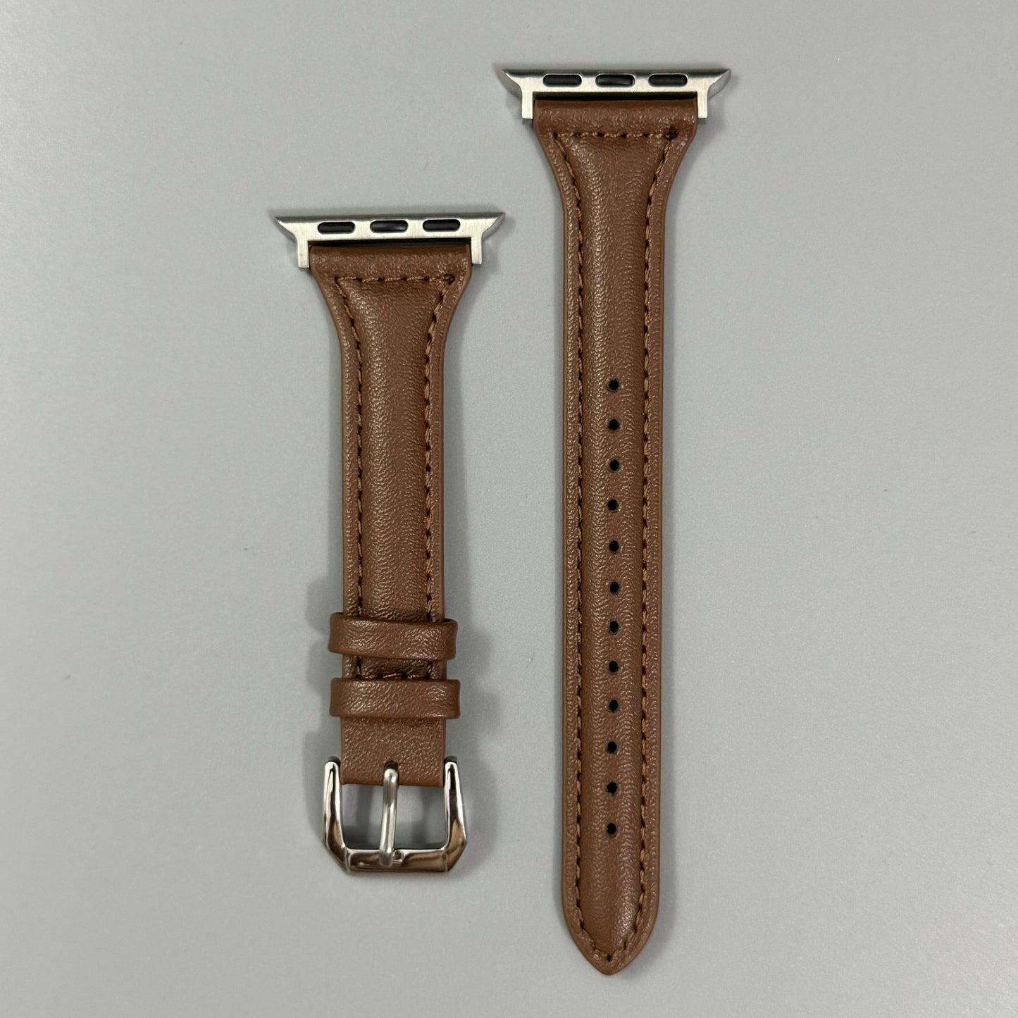 Ultra-thin Synthetic Leather strap for Apple Watch strap,38mm,40mm,41mm,42mm,44mm,45mm, 46mm,49mm,superfiber PU Synthetic Leather,for iWatch series 11/10/9/8/7/6/5/4/3/2/1/Ultra/SE