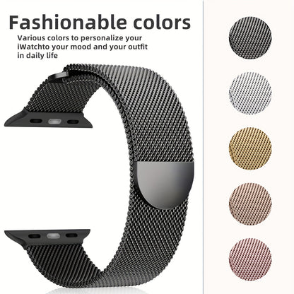 Suitable For Apple Watch Milan Long And Short Magnetic Straps