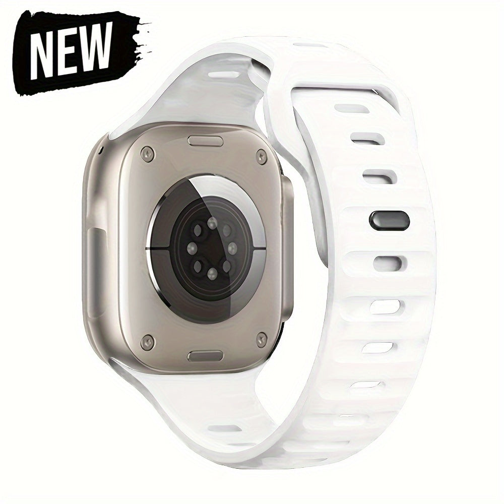 Soft Replacement Strap for apple Watch Series 9 8 7 6 5 4 3 2 1 SE: Breathable Sport Band 45mm 41mm 44mm 40mm 49mm 42mm 38mm for iWatch Ultra 2 for Men & Women