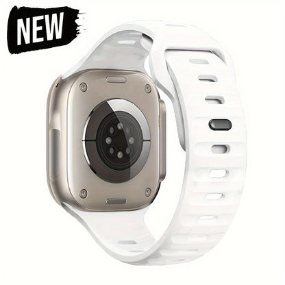 Soft Replacement Strap for apple Watch Series 9 8 7 6 5 4 3 2 1 SE: Breathable Sport Band 45mm 41mm 44mm 40mm 49mm 42mm 38mm for iWatch Ultra 2 for Men & Women