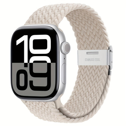Nylon Elastic Braided Solo Loop Stretchy Straps Elastic Sport Wristbands for Apple Watch Band 44mm 45mm 49mm 40mm 41mm 38mm 42mm Nylon Snap Bracelet for iWatch Ultra 2 Series 9 8 7 6 5 4 3 2 1 SE Strap S9 S8 S7 S6 S5 S4 S3 for Women Men
