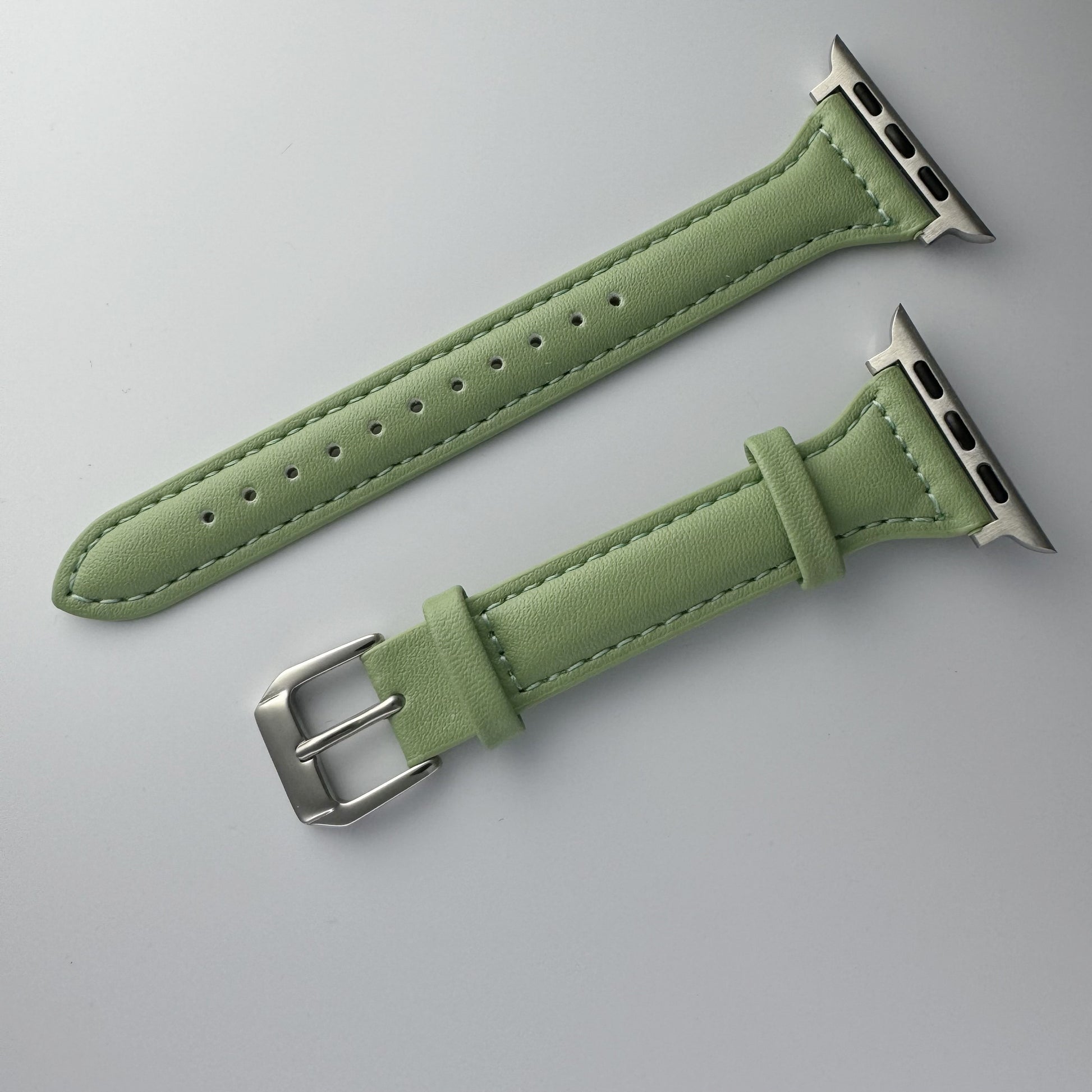 Ultra-thin Synthetic Leather strap for Apple Watch strap,38mm,40mm,41mm,42mm,44mm,45mm, 46mm,49mm,superfiber PU Synthetic Leather,for iWatch series 11/10/9/8/7/6/5/4/3/2/1/Ultra/SE